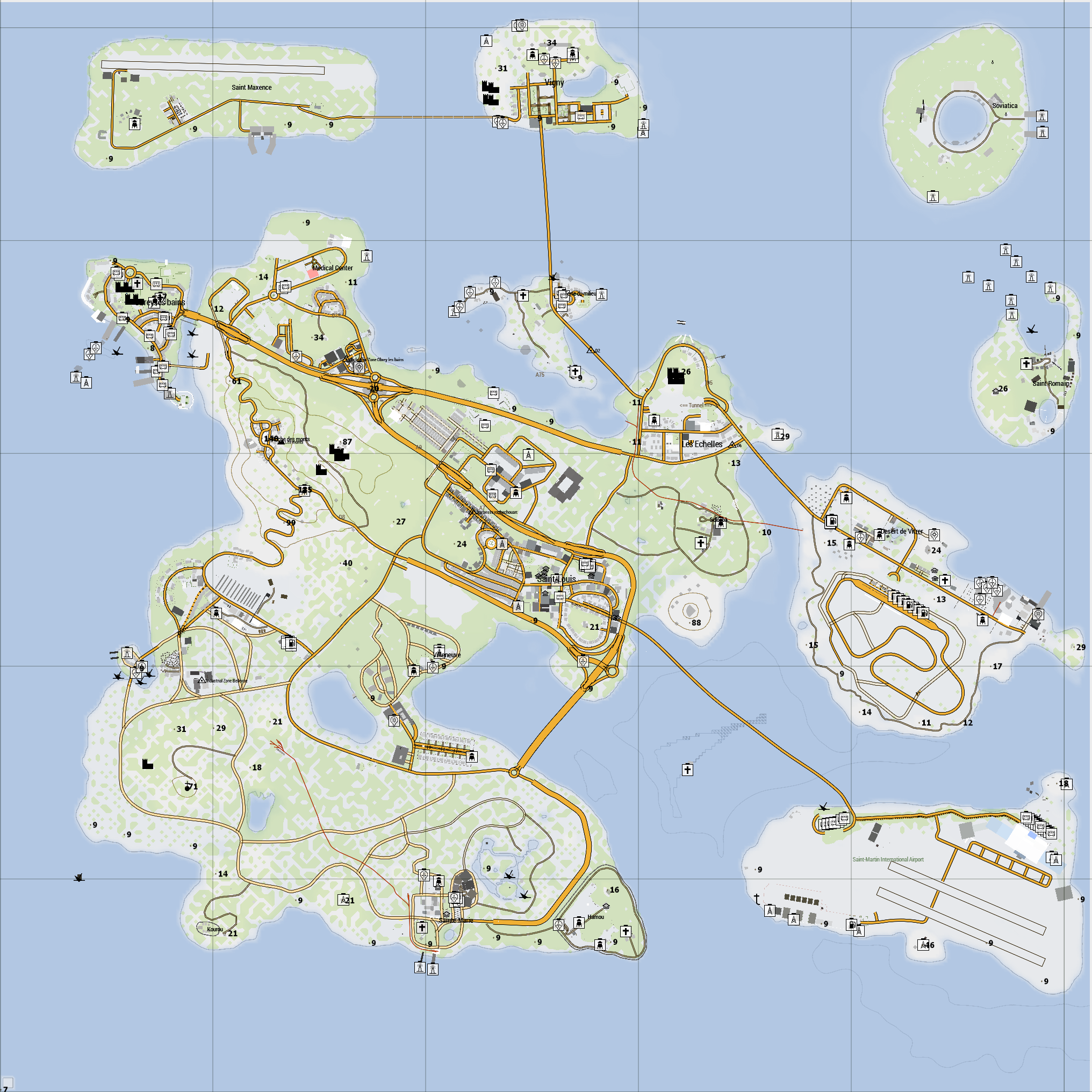Carte Saint-Martin
